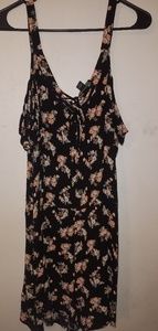(Sold) Forever 21 Cold-Shoulder, Floral Romper